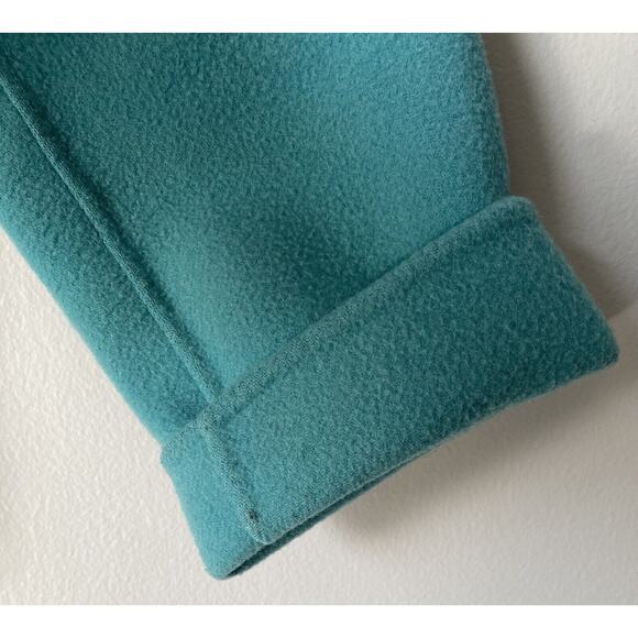 Eileen Fisher Double Breasted Wool Cashmere Blend Blazer Size M Green * Flaw* - Picture 4 of 11